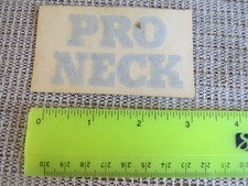 PRO NECK DECAL  RARE bmx cruiser freestyle DECALS