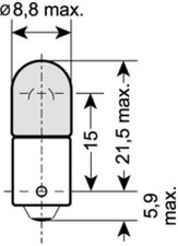 OSRAM Glühlampe, Innenraumleuchte ORIGINAL 3886X