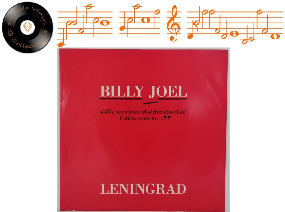 Billy Joel Leningrad 12"" Single A1U B1U Pressing - EX