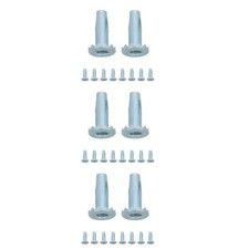 60Pcs Metal Caster Socket Inserts for Furniture Chair Leg Wheels Heavy Duty