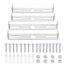 4.1-4.5 Inch Light Fixture Mounting Bracket Square Kit Ceiling Light Plate Wa...