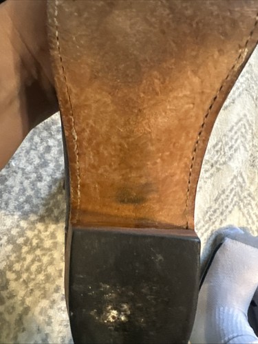 Stivali donna LUCCHESE 1883 pelle marrone stonewash N8808 western cowboy cowgirl 10 - Foto 21 di 24