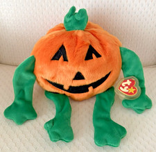 PUMKIN THE HALLOWEEN PUMPKIN 9332 BEANIE BUDDY MWMTS