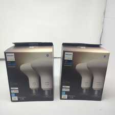 Philips Hue 4 Pack White Ambiance BR30 Smart LED Bulbs Bluetooth/Zigbee 92900181