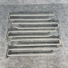 12" Heavy Duty White Slatwall Scanner Hooks Set of 5 Retail Display Peg Pegboard