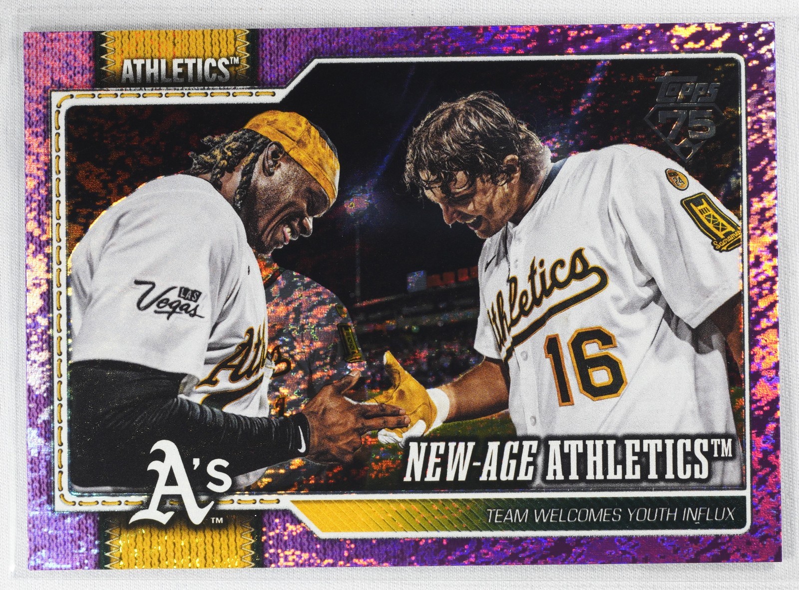 2026 Topps #122 New-Age Athletics Pink Holo Foil Nick Kurtz Lawerence Butler
