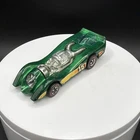 Vintage Hot Wheels Redline  Jet Threat Green - Original Stickers, Very Nice!