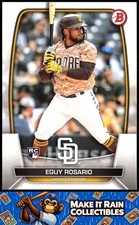 Eguy Rosario 2023 Bowman #63 San Diego Padres Rookie RC