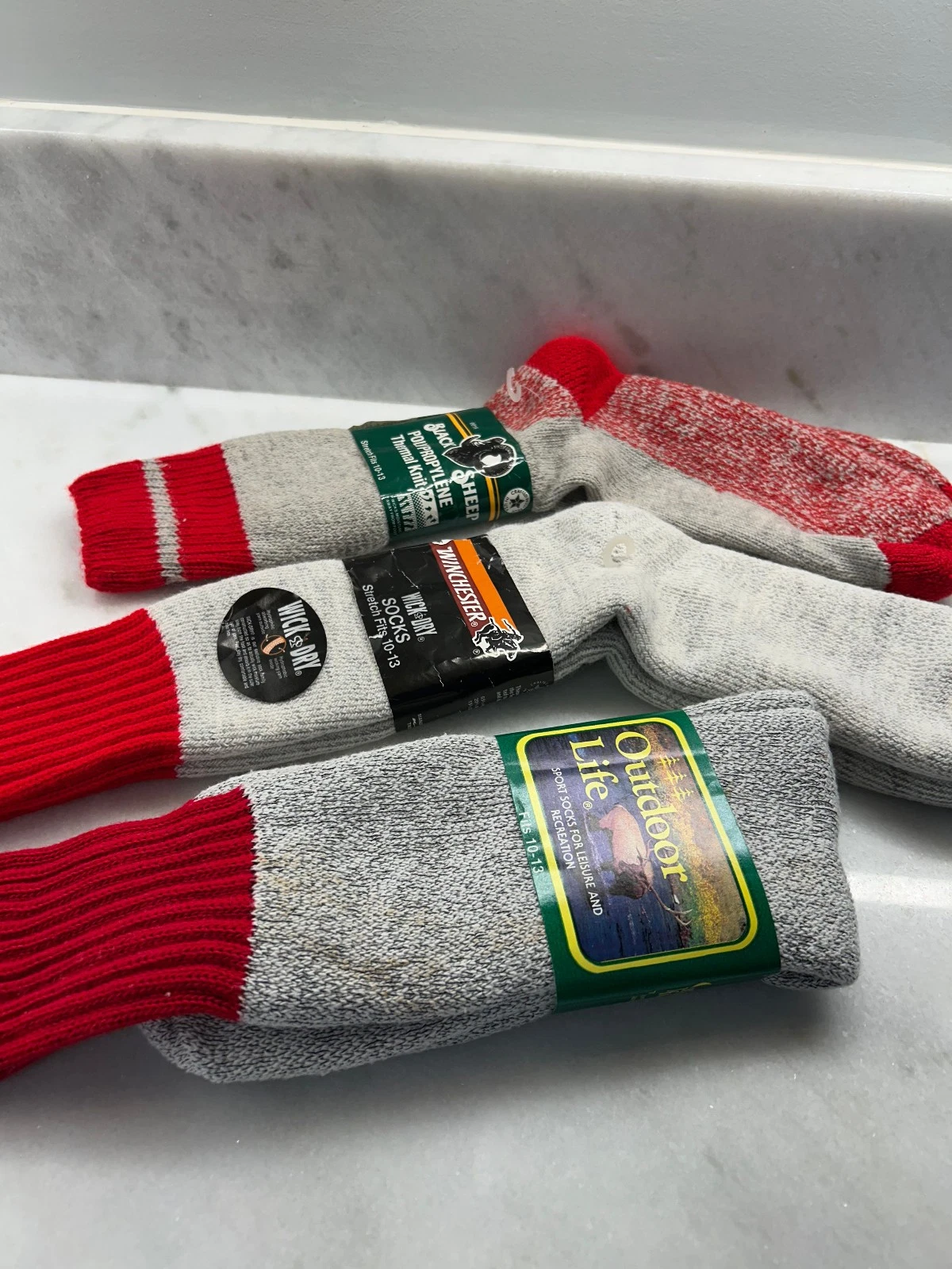 Three Pair of Hunting/Outdoor Socks, Fits Men's 10-13, New with tags
Opens in a new window or tab