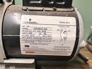 JACUZZI J-300 MOTOR 55swbnc-979 tested working motor