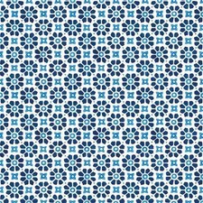 20 Servietten Blume Muster blau Decoupage basteln Tischdeko Laureen blue 33x33cm