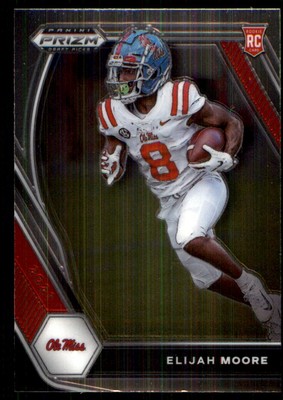 Elijah Moore 2021 Panini Prizm D/P #124 Ole Miss Rebels NFL READ FREE SHIPPING
