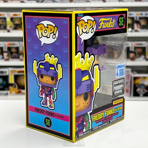 Funko Pop Fundays 2025 Freddy como Voltron Defender Universe Blacklight 1500 piezas SE - Imagen 6 de 9