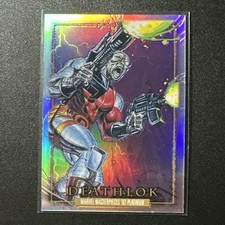 2024 SkyBox Marvel Masterpieces 92 Platinum Rainbow #28 Deathlok