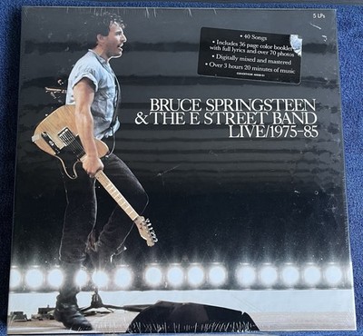 Bruce Springsteen E Street Band 1975-85 LIVE 5 LP Vintage Box Set Sealed Vinyl