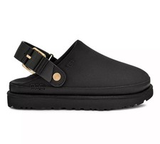UGG Goldenstar Villa Casual Womens Suede Clog Black Size 8 US 6 UK 1169590 