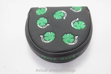 Golf Clover and Horseshoe 19th Hole Custom Shop Putter Headcover Mallet *G1