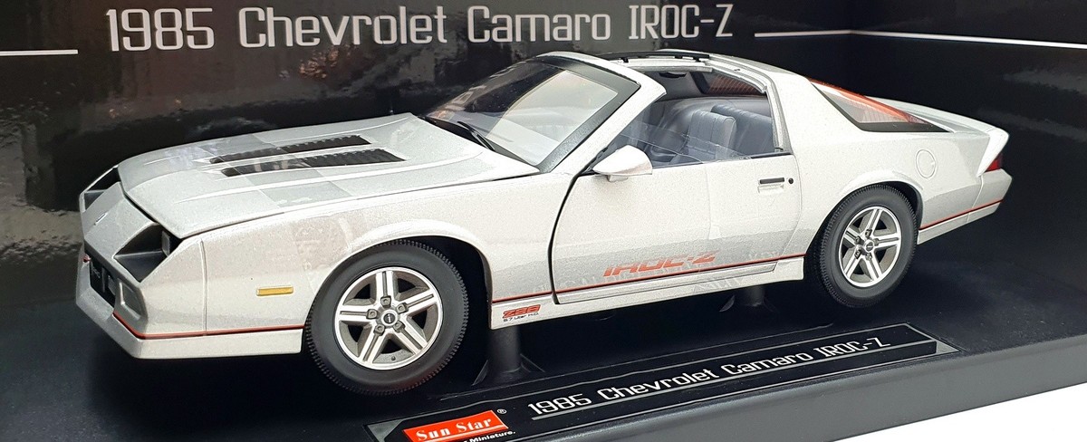 1/18 サンスター 1985 Chevrolet Camaro IROC-Z Sun Star 1/18 Scale Diecast 1947 - 1985 Chevrolet Camaro IROC-Z