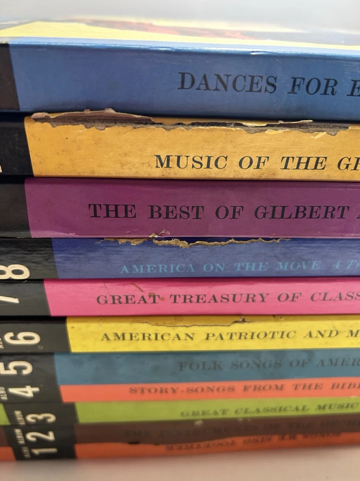 Golden Record Library Set of 11 Vinyl Albums Lot Original Boxes - Image 2 of 4