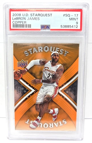 2008 UD Starquest Copper LeBRON JAMES Basketball Card PSA 9 MINT