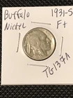 1931-S Buffalo Nickel  F+