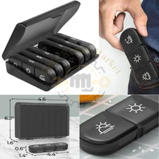 1x Weekly Pill Box Organizer 3 Times a Day 7 day Organizer Case Medicine Storage
