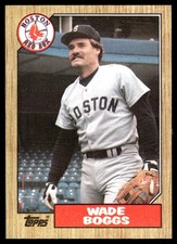 Wade Boggs 1987 Topps #150 Boston Red Sox MLB READ FREE SHIPPING AutographDen