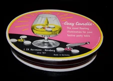 Rare J. C. Herrmann Nurnberg Germany Cozy Candles Kit Made in Germany. Unusual