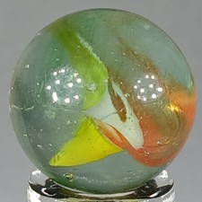 Vintage Imported Hybrid Cat's Eye Marble .61 Inches Near-Mint Condition