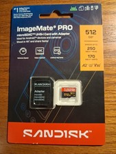 SanDisk SDSQXBJ-512G-AWGKA 512GB ImageMate Pro microSDXC UHS-1 Memory Card