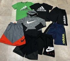 Boys NIKE/ADIDAS Athletic Shorts Shirts Summer Lot, sz Medium