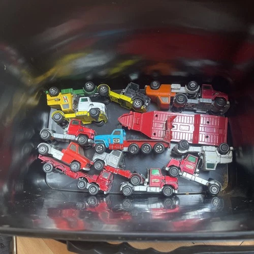 Job Lot of Vintage - Diecast Bundle Trucks Cars Trailers - Matchbox Corgi ETC