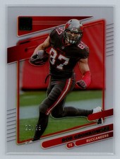 Rob Gronkowski 2021 Clearly Donruss #45 Green #/25 Buccaneers