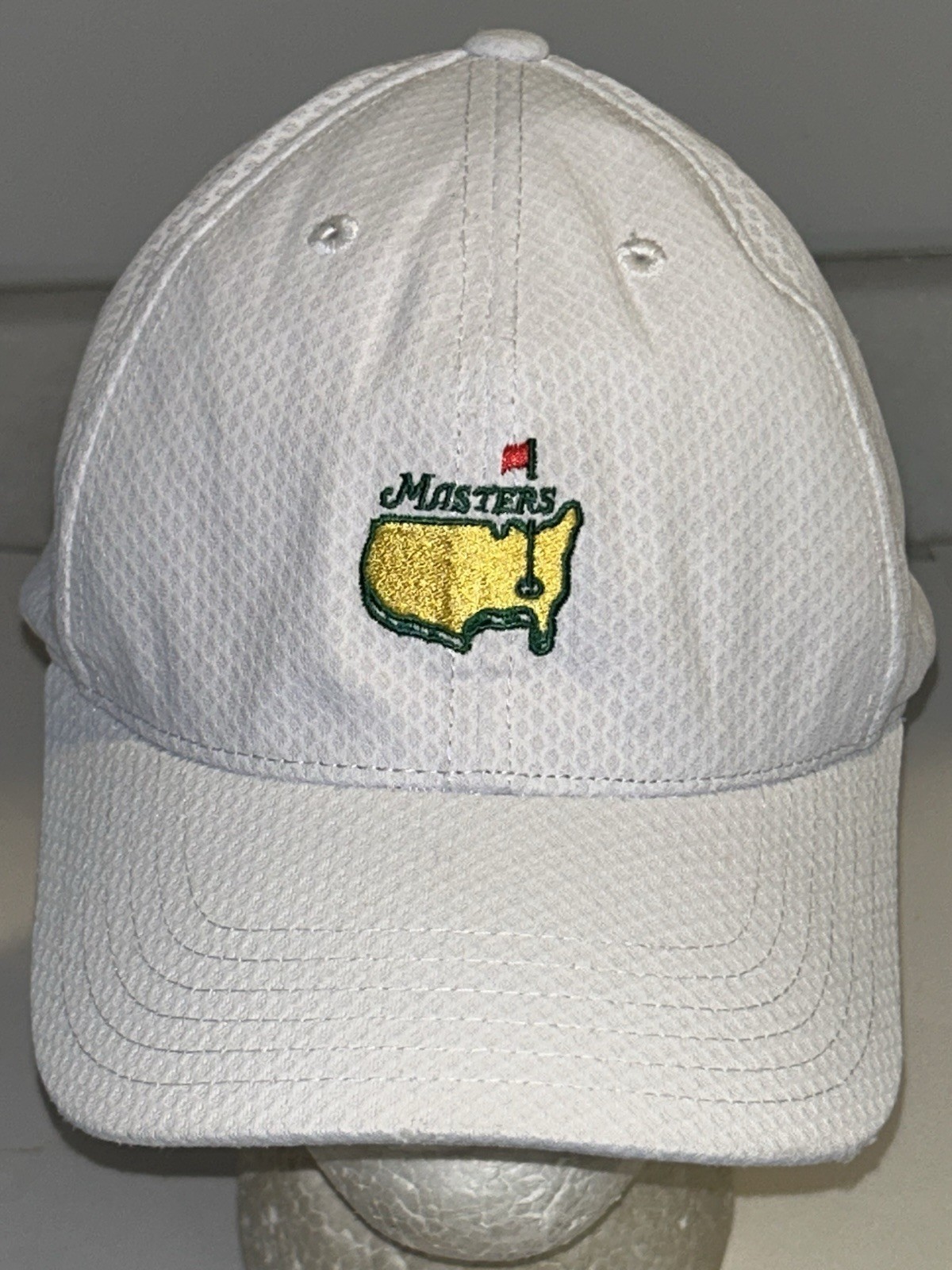 US MASTERS HAT CAP ADJUSTABLE STRAPBACK WHITE AME… - image 1