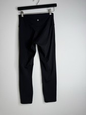 Lululemon Black High Rise Athletic Leggings Yoga Workout Pants 4