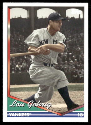 2024 Topps Archives Lou Gehrig New York Yankees