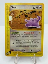 Pokemon TCG Ditto Card 51/144 Non Holo E-Series Skyridge 2003