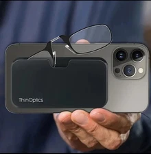 ThinOptics Secure Fit Armless Ultralight Reading Glasses +2.0 Universal Pod Case