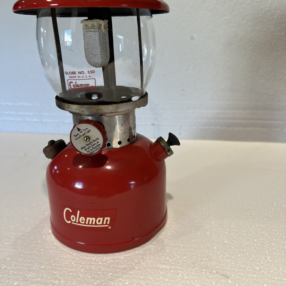 コールマン200a 62/7 Vintage Coleman 200A Red 7/62 W/ Case Very Clean See Photos