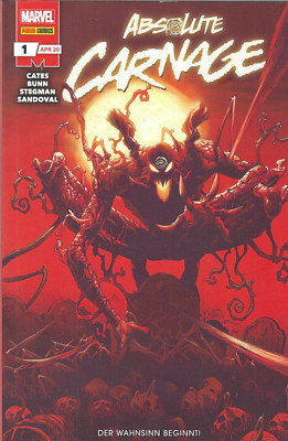 Absolute Carnage Nr.1 / 2020 Der Wahnsinn beginnt / Panini TPB