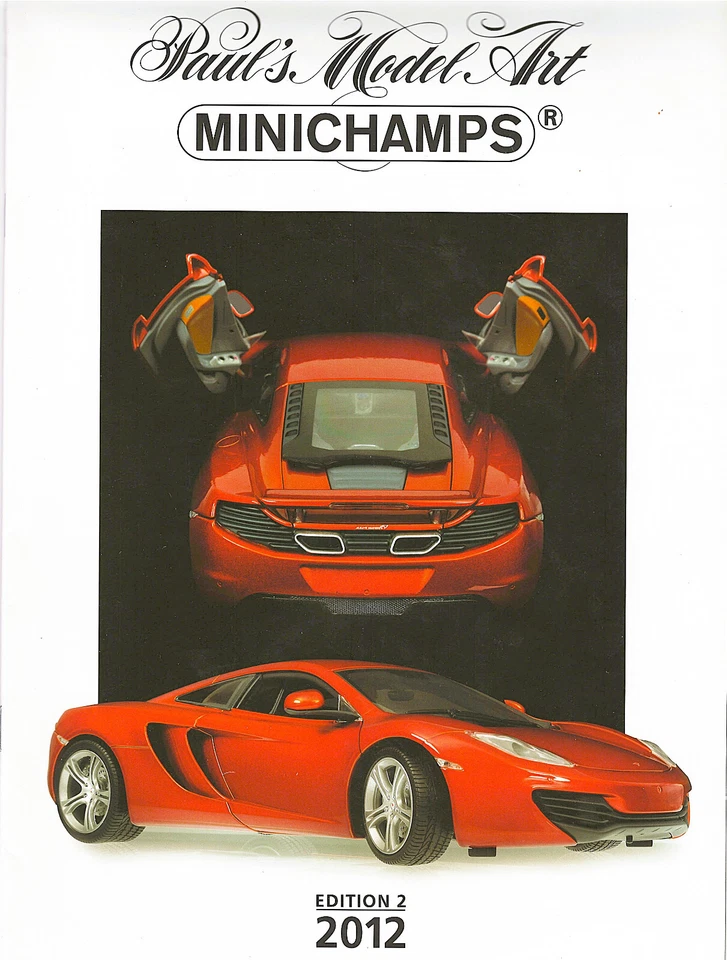 Lote DE 20 CATÁLOGOS DE COCHES MODELO DIECAST AÑOS 70-2000 - *AUTOART-MINICHAMPS-REPLICARZ* Foto 2 de 4