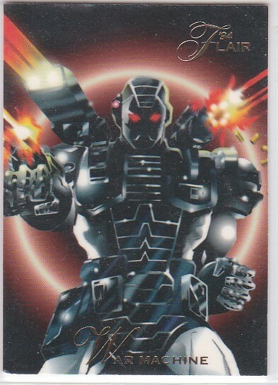 N) 1994 Flair Marvel Comics Trading Card War Machine #90