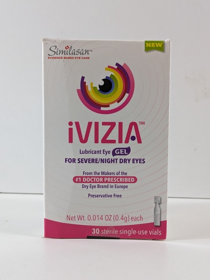 Similasan iVIZIA Lubricant Eye Gel For Severe/Night Dry Eyes 30 Single