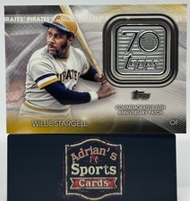2021 Topps Update- 70th Anniversary Manufactured Logo Patche- Willie Stargell