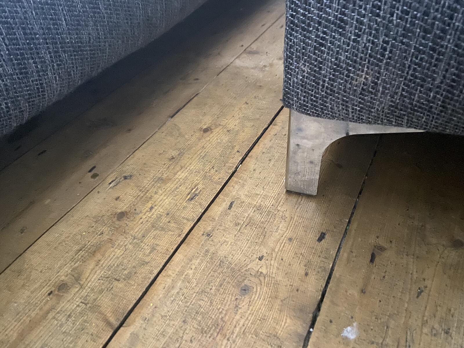 Large Sofology Grey Corner Sofa eBay