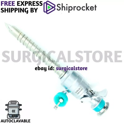 Laparoscopic 10mm Spiral Trocar Cannula full set Surgical Instruments dhl