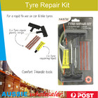 Tyre Repair Kit Tire Puncture Emergency Tools Set Motorcycle Bike Car Tubeless