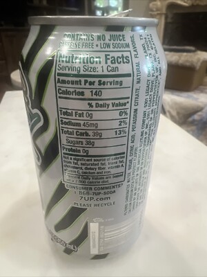 7Up Retro Celebrity Apprentice Donald Trump Soda Pop Soft Drink