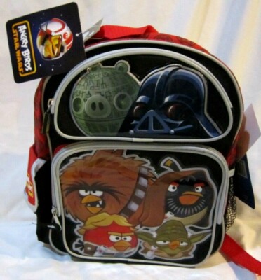  12'' Angry Birds Star Wars Space Backpack with three main compartments-Brand New