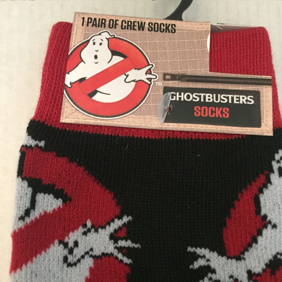 NEW Ghostbusters Unisex Crew Socks Shoe Size 6-12 - Image 2 of 4